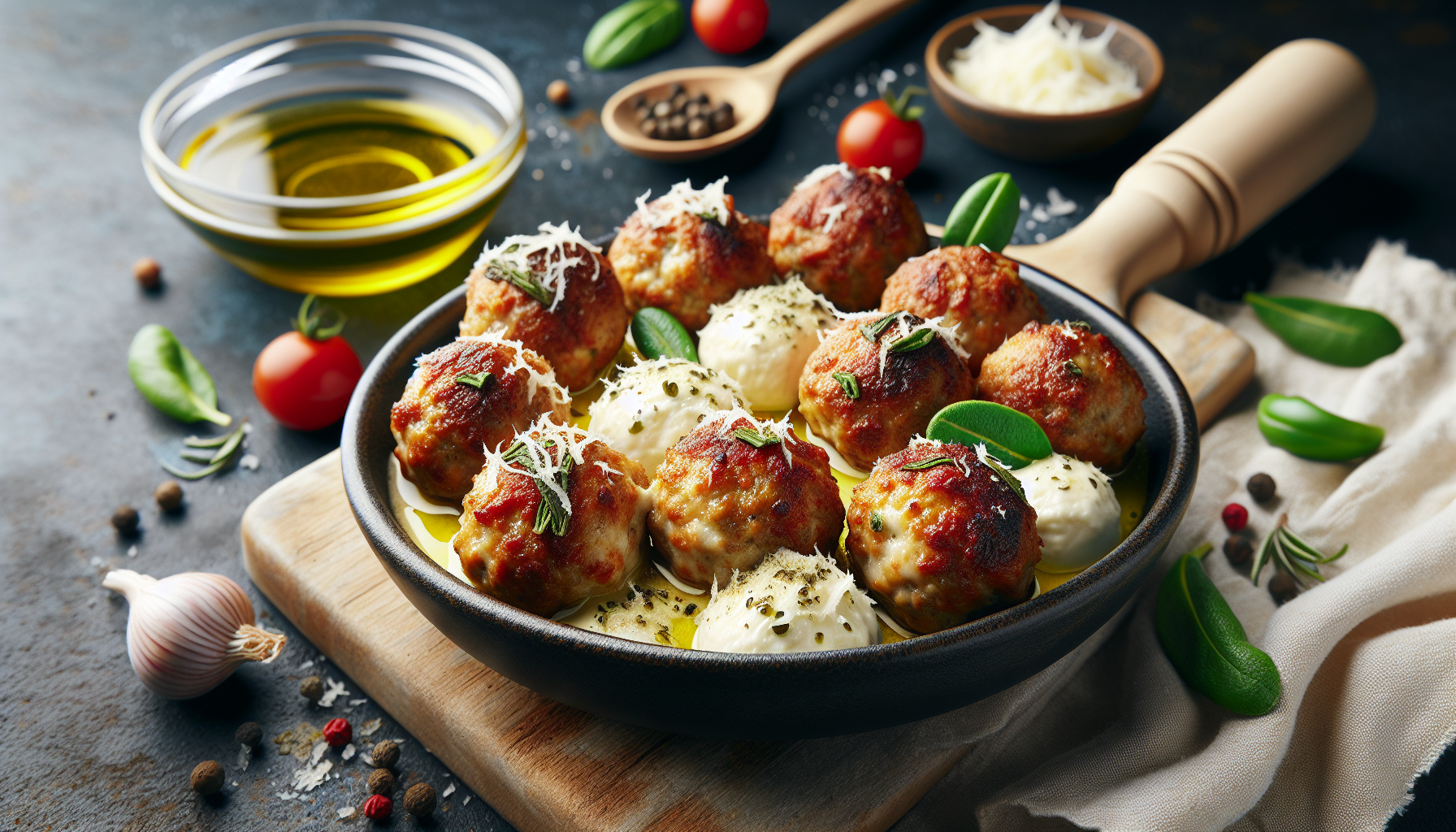 polpette di ricotta al forno